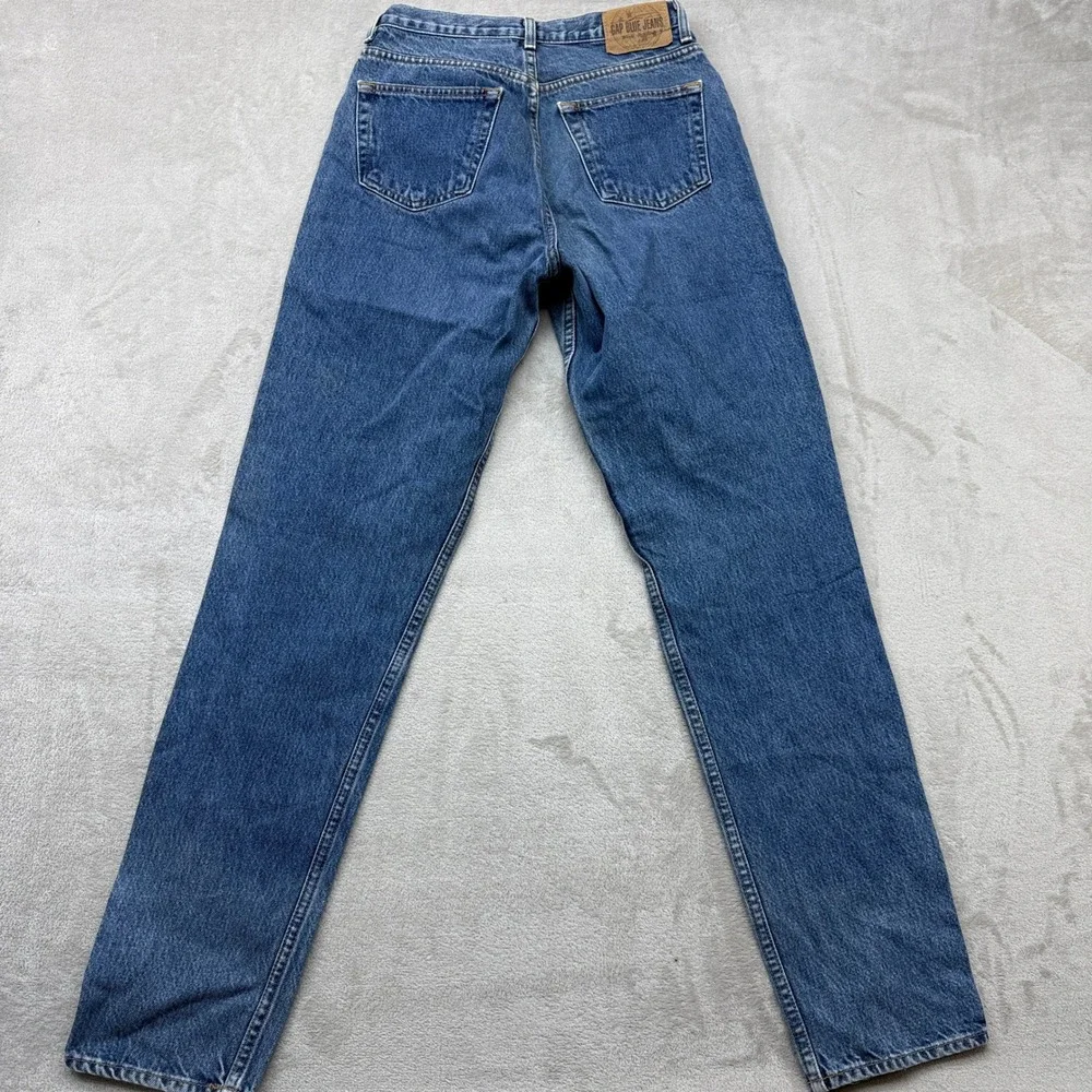 Vintage Gap Jeans Women's 10 Long Classic Fit Blue High Waisted Cotton Y2K Denim